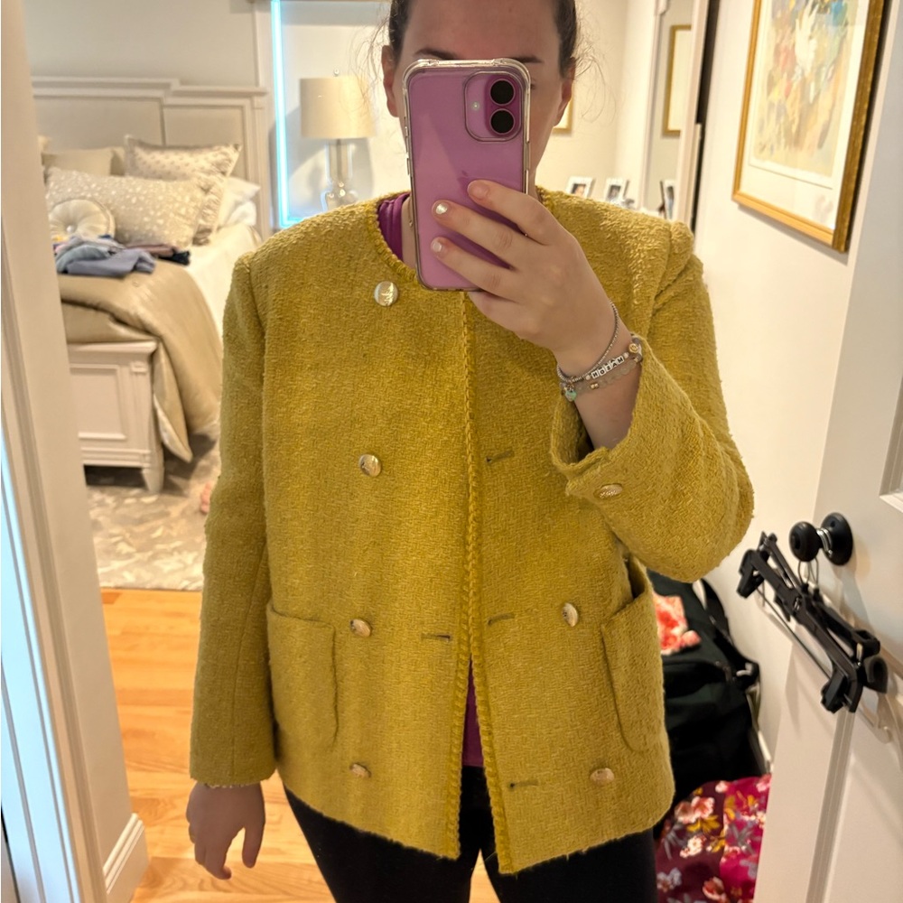 ba&sh Mustard Yellow Women's Blazer